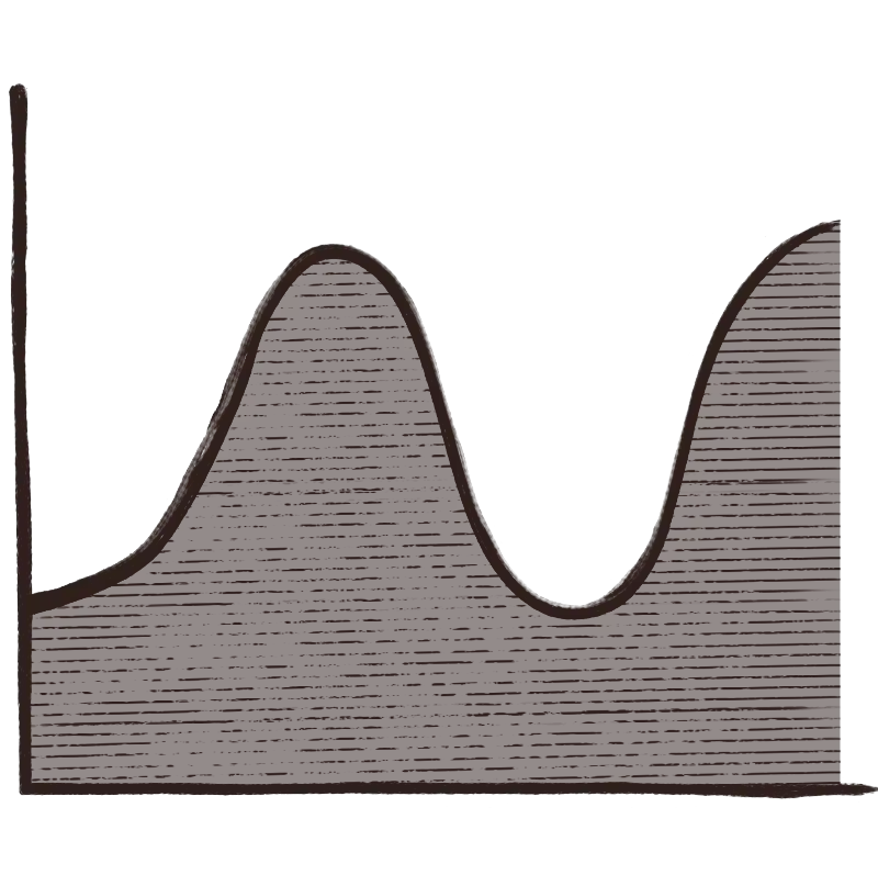 Stylized image of a tuning fork